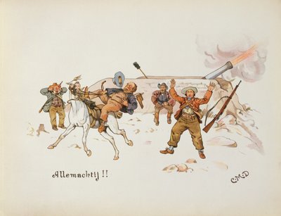 Allemachtij, aus The Leaguer of Ladysmith, 1900 von Captain Clive Dixon