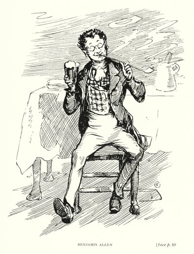 Dickens Charakter: Benjamin Allen von Captain Edward Henry Handley Read
