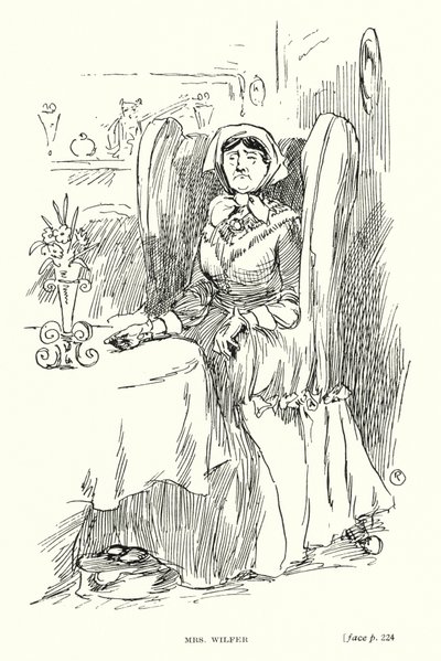 Dickens Charakter: Mrs. Wilfer von Captain Edward Henry Handley Read