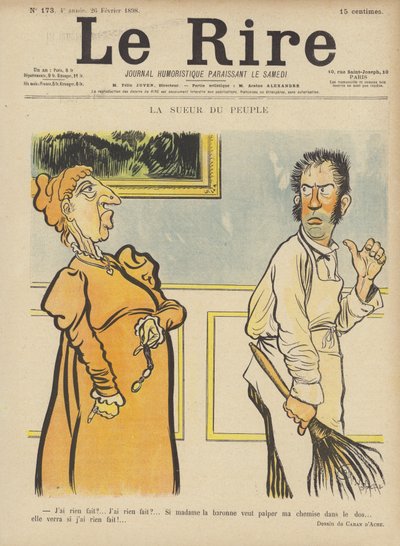 Illustration für Le Rire von Caran d Ache