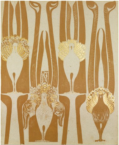 Tapetendesign von Carel Adolph Lion Cachet