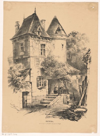 Dienstboteneingang eines Schlosses oder Wohnhauses von Carel Christiaan Antony Last