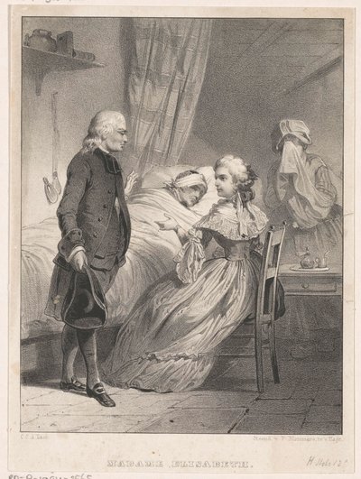 Elisabeth von Frankreich am Bett eines Kranken von Carel Christiaan Antony Last