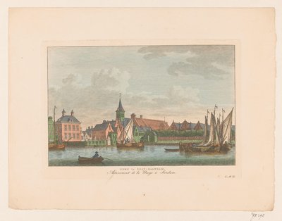 Ansicht der Kirche in Oost-Zaandam von Carel Frederik Bendorp (I)