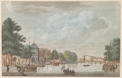 Spaarne in Haarlem, ca. 1790 von Carel Frederik Bendorp (I)