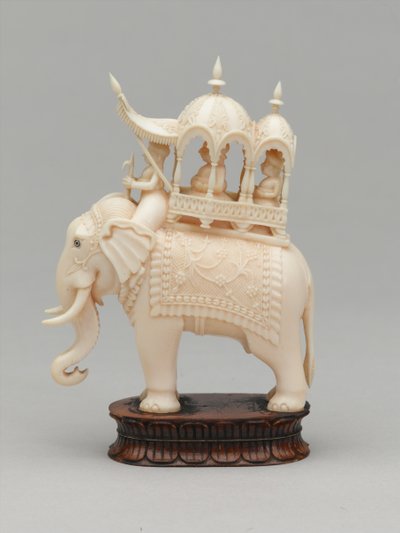Schwarzer König, Schachfigur, Indien, ca. 1820 von Carel Jacobus Behr