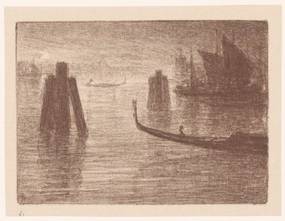 Hafen in Venedig von Carel Nicolaas Storm van 
