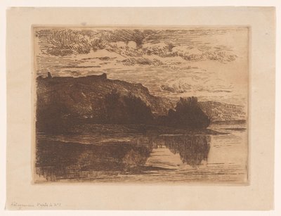 Ruinen von Schloss Poilvache von Carel Nicolaas Storm van 