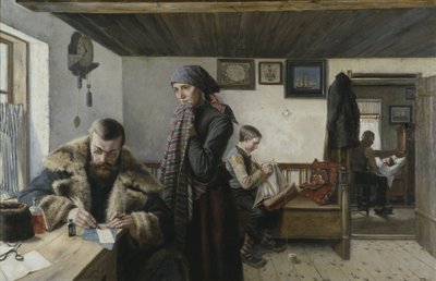 Hausbesuch des Arztes von Carl Aspelin