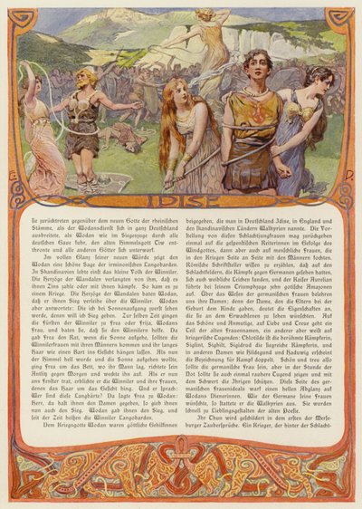 Idis, germanische Göttin von Carl Emil Doepler