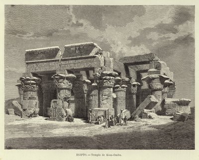Ägypten - Tempel von Kom Ombo von Carl Friedrich Heinrich Werner