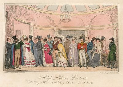 Das hohe Leben in London: Der Oktagonraum im Königstheater von Carl Georg Adolph Hasenpflug