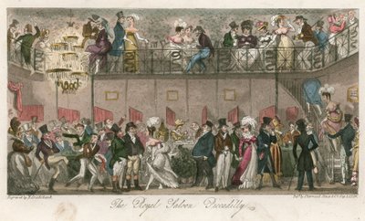 Der Königliche Salon, Piccadilly von Carl Georg Adolph Hasenpflug