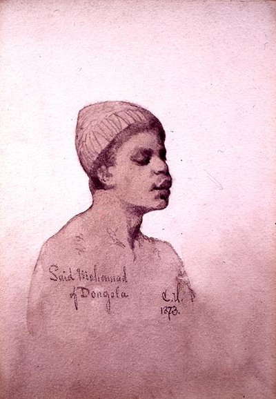 Said Mohamad von Dongola (Sudan) 1873 von Carl Haag