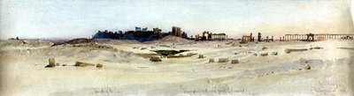 Tempel der Sonne, Triumphbogen und Große Kolonnade von Carl Haag