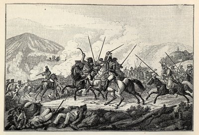 General Vandammes Gefangennahme in der Schlacht von Kulm am 30. August 1813 von Carl Heinrich Rahl