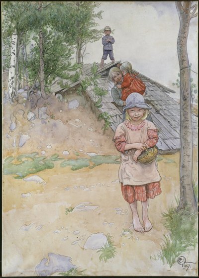 Beim Keller von Carl Larsson