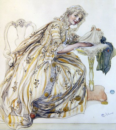 Weihnachtsdekoration von Carl Larsson