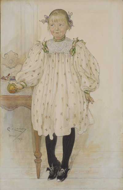 Martha Winslow als Mädchen von Carl Larsson