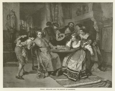 Franz Adelaide und der Bischof von Bamberg von Carl Ludwig Friedrich Becker