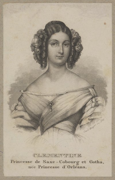 Klementine, Prinzessin von Sachsen-Coburg von Carl Mayer