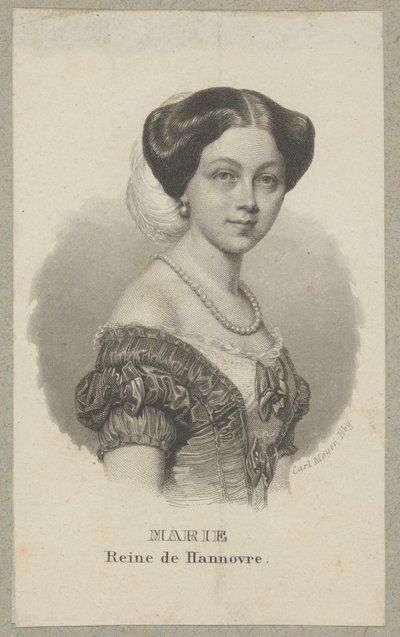 Maria von Hannover (1776 London - 1857 London) - Prinzessin von Großbritannien und Irland, Hannover und Braunschweig-Lüneburg sowie durch Heirat Herzogin von Gloucester und Edinburgh von Carl Mayer
