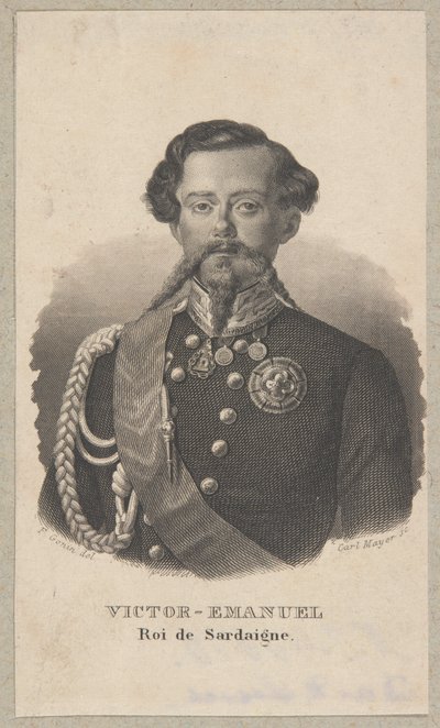 Viktor Emanuel I., König von Sardinien von Carl Mayer