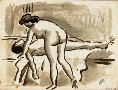 Männlicher und weiblicher Akt von Carl Newman