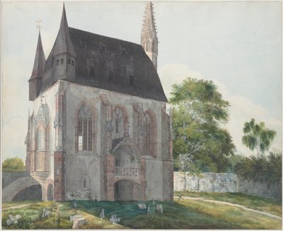 Die Totenkapelle in Kiedrich, ca. 1814 von Carl Philipp Fohr