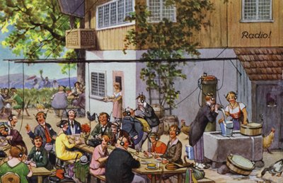 Komische Darstellungen des frühen Radios von Carl Robert Arthur Thiele