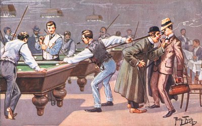 Billard spielen von Carl Robert Arthur Thiele
