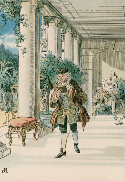 Friedrich der Große (1712-1786) in Rheinberg von Carl Rohling