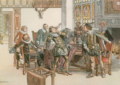 Johann Sigismund im Konflikt mit dem Pfalzgrafen von Neuburg im Jahr 1613 von Carl Rohling