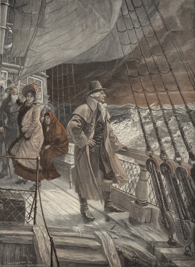 Auf dem Deck eines Schiffes von Carl Rohling