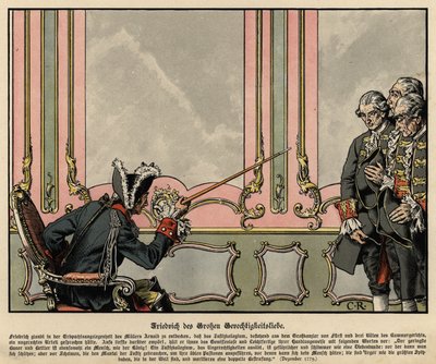 Friedrich der Große und seine Liebe zur Gerechtigkeit von Carl Röchling