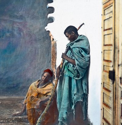 Marokko, zwei Männer aus Fès, um 1910 von Carl Simon