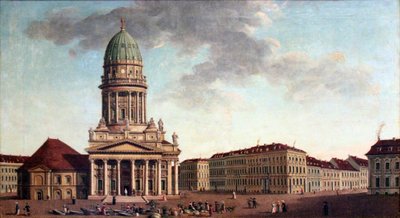 Gendarmenmarkt in Berlin, Ecke zwischen Markgrafen- und Jägerstraße von Carl Traugott Fechhelm