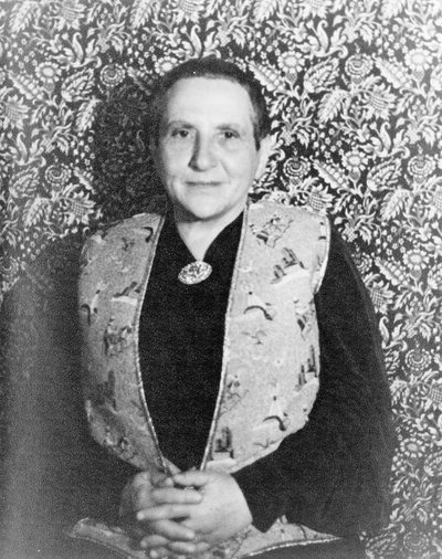 Porträt von Gertrude Stein (1874-1946) von Carl Van Vechten