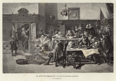 Die Belagerung von Stralsund von Carl von Haeberlin