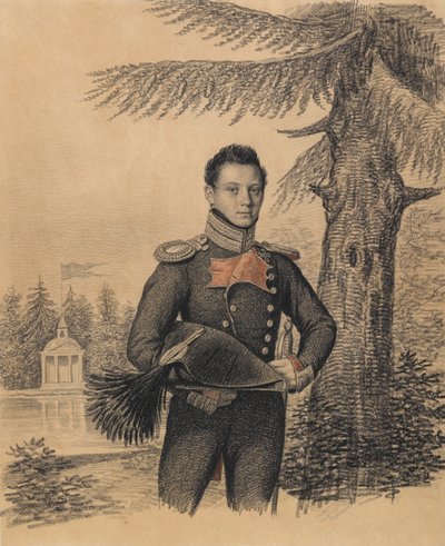 Porträt von Fjodor Iwanowitsch Dolgopolow 1792-1856, 1820er Jahre von Carl von Hampeln