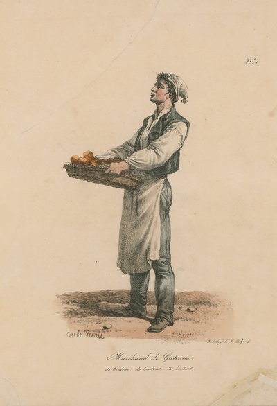 Kuchenverkäufer von Carle Vernet