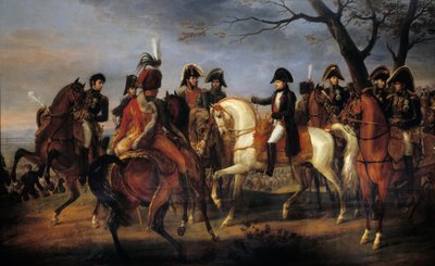 Napoleon gibt den Befehl vor der Schlacht von Austerlitz am 2. Dezember von Carle Vernet
