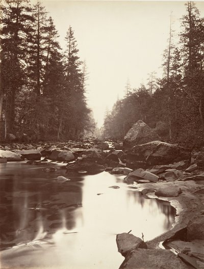 Merced River, Yosemite von Carleton E. Watkins.