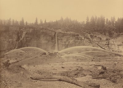 Malakoff Diggins, North Bloomfield, Nevada County von Carleton Emmons Watkins