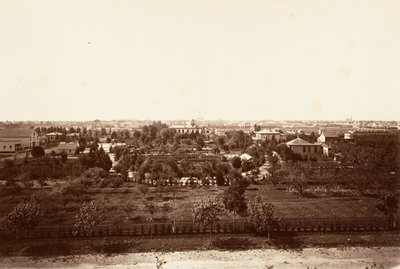 Oakland, von der Militärakademie, 1864, gedruckt ca. 1876 von Carleton Emmons Watkins