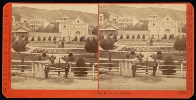 Der Platz, Los Angeles von Carleton Watkins