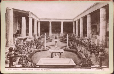 Haus der Vettii in Pompeji, ca. 1880 von Carlo Brogi