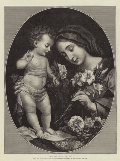 Jungfrau und Kind von Carlo Dolci