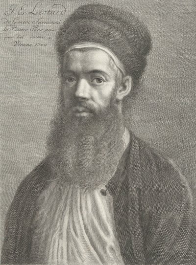 Selbstporträt in türkischer Tracht von Carlo Gregori