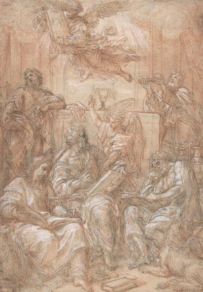 Allegorie der alten und neuen Dispensationen von Carlo Maratti